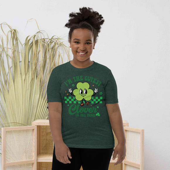 I'm The Cutest Clover In The Patch Youth  T-Shirt