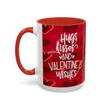 Hugs, Kisses & Valentine’s Wishes – 15oz Mug