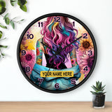 Boho Chic Custom Clock