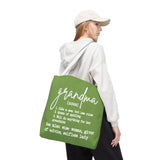 Grandma [noun] Definition Tote Bag