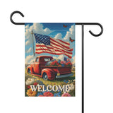 4th Of July Welcome Garden Flags