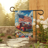 4th Of July Welcome Garden Flags