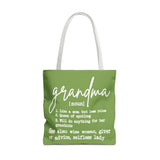 Grandma [noun] Definition Tote Bag