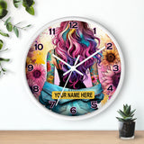 Boho Chic Custom Clock