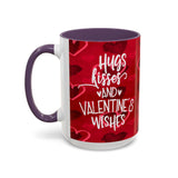 Hugs, Kisses & Valentine’s Wishes – 15oz Mug