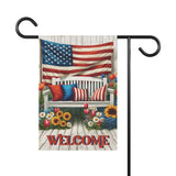 4th Of July Welcome Garden Flags