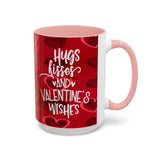 Hugs, Kisses & Valentine’s Wishes – 15oz Mug