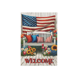 4th Of July Welcome Garden Flags