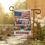 4th Of July Welcome Garden Flags