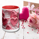 Heartwarming Love Note Mug w/Color Inside