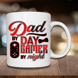 Dad By Day Gamer By Night Mug & Sports Bottle