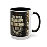 I Wear Two Titles: Dad & Grandpa 15oz Mug