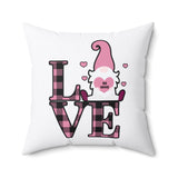 Buffalo Plaid Valentine’s Day Gnome Pillow