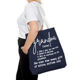 Grandma [noun] Definition Tote Bag