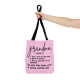 Grandma [noun] Definition Tote Bag