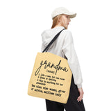 Grandma [noun] Definition Tote Bag