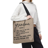 Grandma [noun] Definition Tote Bag