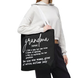 Grandma [noun] Definition Tote Bag