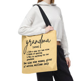 Grandma [noun] Definition Tote Bag