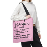Grandma [noun] Definition Tote Bag