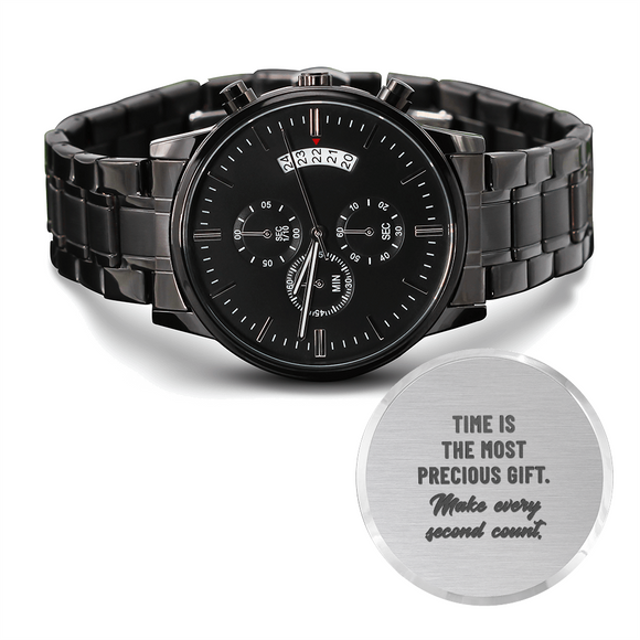 The Gift of Time Engraved Watch