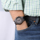 Forever My Hero Wooden Engraved Watch