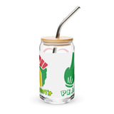 Peace Love Juneteenth 16oz Glass Libbey Can