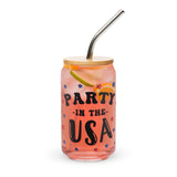 Party In The USA Libbey Glass Can