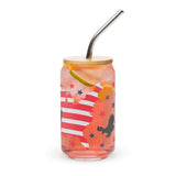 Patriotic Libbey Glass Can