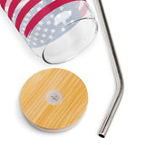 American Flag Libbey Glass Can