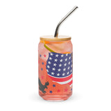 Patriotic Libbey Glass Can