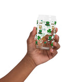 St. Patrick's Day Clovers Can-shaped Glass