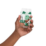 Lucky and Blessed Can-shaped Glass