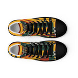 Men’s Kente Kicks High-Top Canvas Shoes