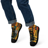 Men’s Kente Kicks High-Top Canvas Shoes