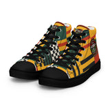 Men’s Kente Kicks High-Top Canvas Shoes