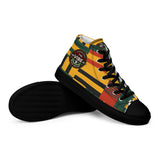 Men’s Kente Kicks High-Top Canvas Shoes