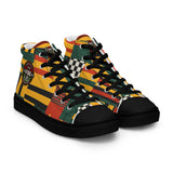 Men’s Kente Kicks High-Top Canvas Shoes