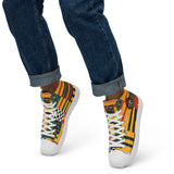 Men’s Kente Kicks High-Top Canvas Shoes