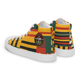 Men’s Kente Kicks High-Top Canvas Shoes