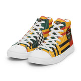 Men’s Kente Kicks High-Top Canvas Shoes