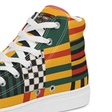 Men’s Kente Kicks High-Top Canvas Shoes