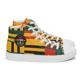 Men’s Kente Kicks High-Top Canvas Shoes