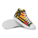 Men’s Kente Kicks High-Top Canvas Shoes