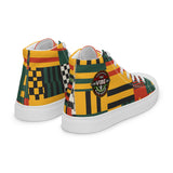 Men’s Kente Kicks High-Top Canvas Shoes