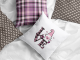 Buffalo Plaid Valentine’s Day Gnome Pillow