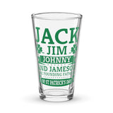 Founding Fathers Of St. Patrick's Day Shaker Pint Glass