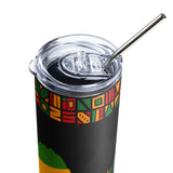 Juneteenth 1865 Afro Woman Stainless Steel Tumbler