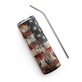 4th Of July Football Tumbler