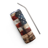 4th of July Baseball Tumbler